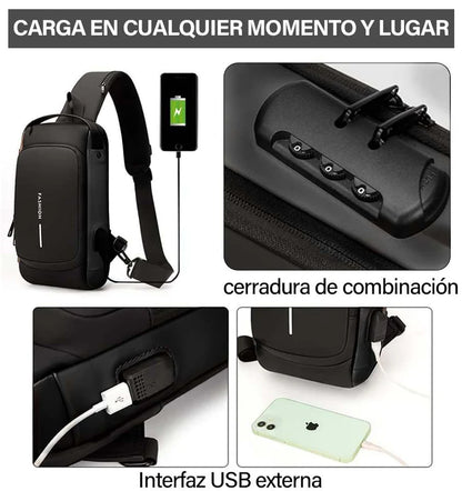 Bolso cruzado antirrobo